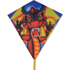 30 In. Diamond Kite - Flame Wing Dragon