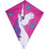 25 In. Diamond Kite - Lucky Unicorn 2 25 In. Diamond Kite - Lucky Unicorn -Kite And Flag Shop 15483p lucky unicorn