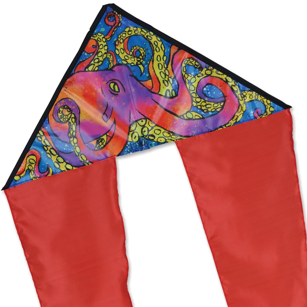 Zippy Flo-Tail Delta Kite - Octopus 3 Zippy Flo-Tail Delta Kite - Octopus