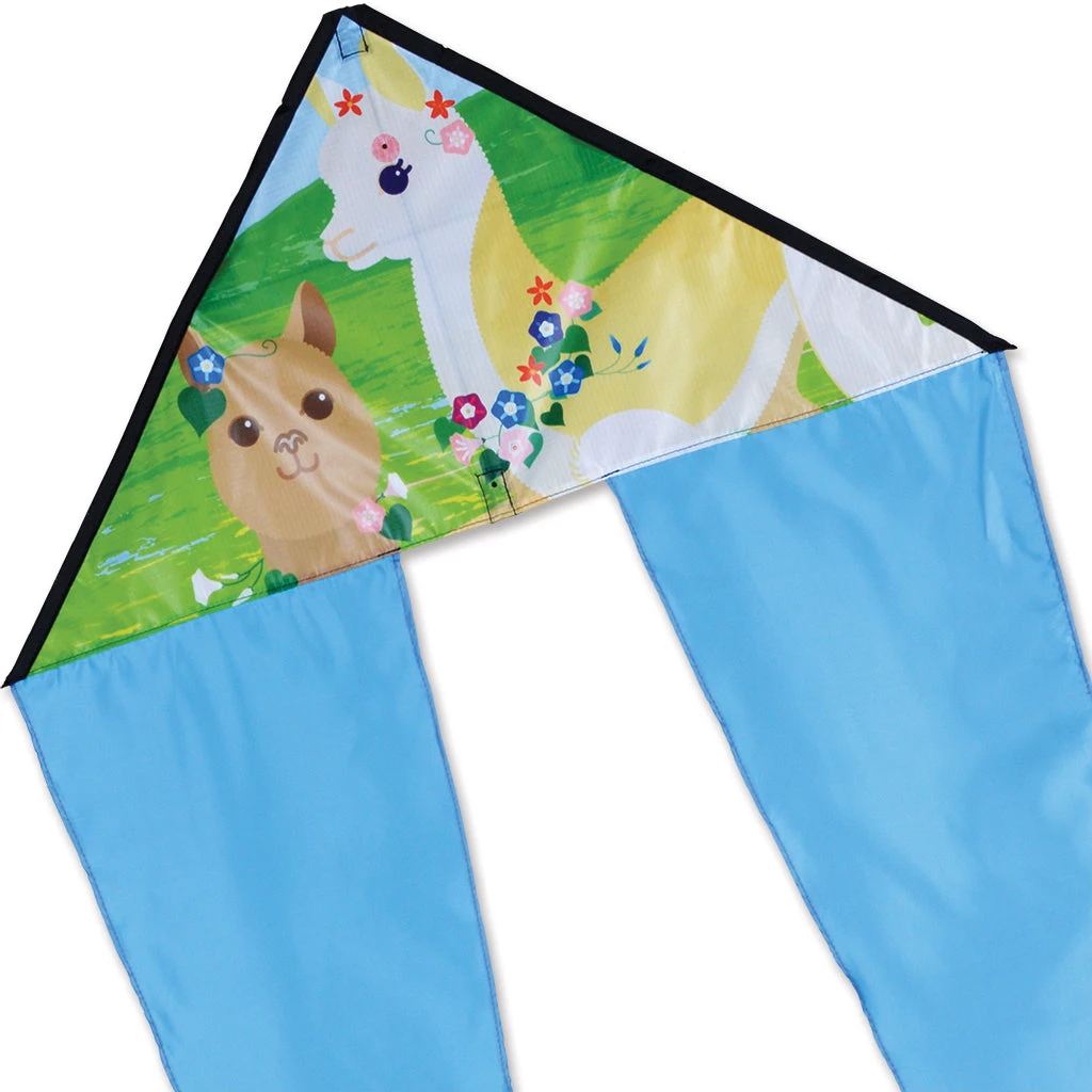 Zippy Flo-Tail Delta Kite - Alpacas 3 Zippy Flo-Tail Delta Kite - Alpacas