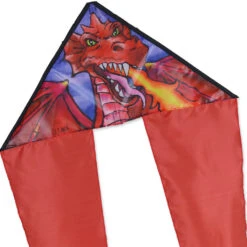 Zippy Flo-Tail Delta Kite - Dragon