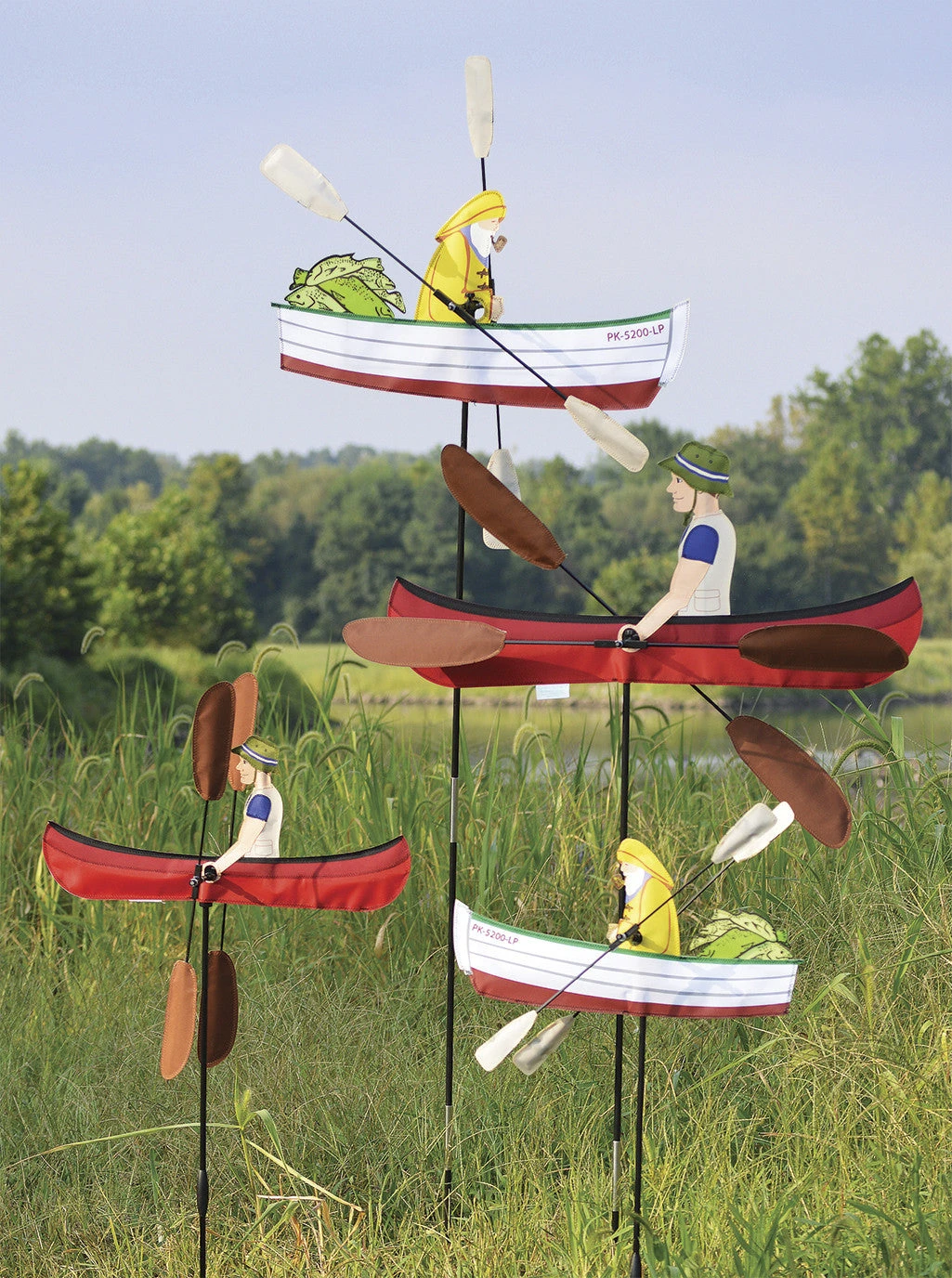18 In. WhirliGig Spinner - Fisherman 4 18 In. WhirliGig Spinner - Fisherman - Image 2