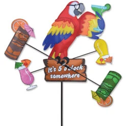18 In. WhirliGig Spinner - Island Parrot