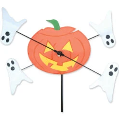 10 In. WhirliGig Spinner - Pumpkin