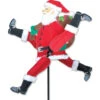 WhirliGig Spinner - Running Santa 2 WhirliGig Spinner - Running Santa -Kite And Flag Shop 21918p RunningSanta Whirligig