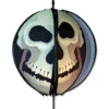 24 In. Ball Spinner - Skull -Kite And Flag Shop 22819p Skull 24in BallSpinner 1024