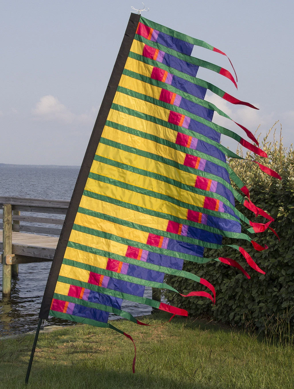 Grass Dance Feather Banner - Yellow 4 Grass Dance Feather Banner - Yellow - Image 2