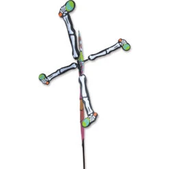 WhirliGig Spinner - Day Of The Dead Woman -Kite And Flag Shop 24004p DiaDeLosMuertosMujer SideView