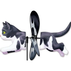 Deluxe Petite Spinner -Black & White Cat