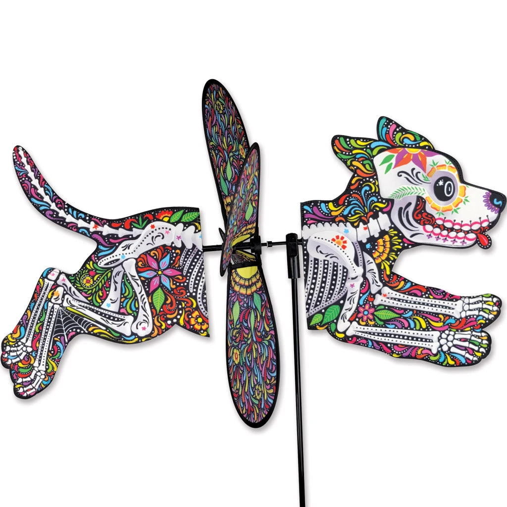 Deluxe Petite Spinner -Day Of The Dead Dog 3 Deluxe Petite Spinner -Day Of The Dead Dog