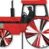 24 In. Modern TractorSpinner - Red