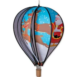 22 In. Hot Air Balloon - Santa
