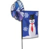 Triple Spin Banner - Snowman -Kite And Flag Shop 25825p snowman