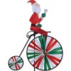 High Wheel Bike Spinner - Santa -Kite And Flag Shop 26526p Santa