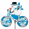 30 In. Bike Spinner - Snowman 2 30 In. Bike Spinner - Snowman -Kite And Flag Shop 26712p SnowmanBike