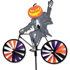 20 In. Bike Spinner - Pumpkin Head Ghost