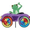 25 In. Car Spinner - Frog -Kite And Flag Shop 26758p FrogCar
