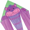 45 In. Flo-Tail Delta Kite - Cheshire 2 45 In. Flo-Tail Delta Kite - Cheshire -Kite And Flag Shop 33036p CheshireCat zoom