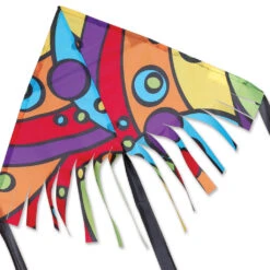 24 In. Fringe Delta Kite - Orbit