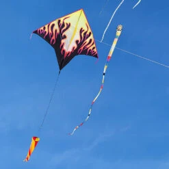 Gyro Delta Kite - Flames -Kite And Flag Shop 33075p Flames Gyro Delta location 1024