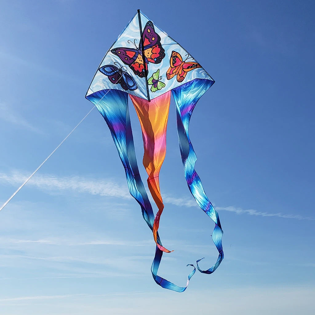 6.5 Ft. Flo-Tail Delta Kite - Butterflies 4 6.5 Ft. Flo-Tail Delta Kite - Butterflies - Image 2