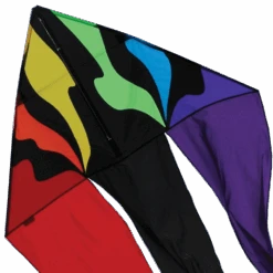 56 In. Flo-tail Delta Kite - Rainbow