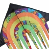 56 In. Stream Delta Kite - Rainbow Orbit -Kite And Flag Shop 33136p RainbowOrbit zoom