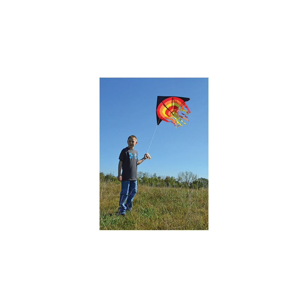 56 In. Stream Delta Kite - Fire Ball 5 56 In. Stream Delta Kite - Fire Ball - Image 3