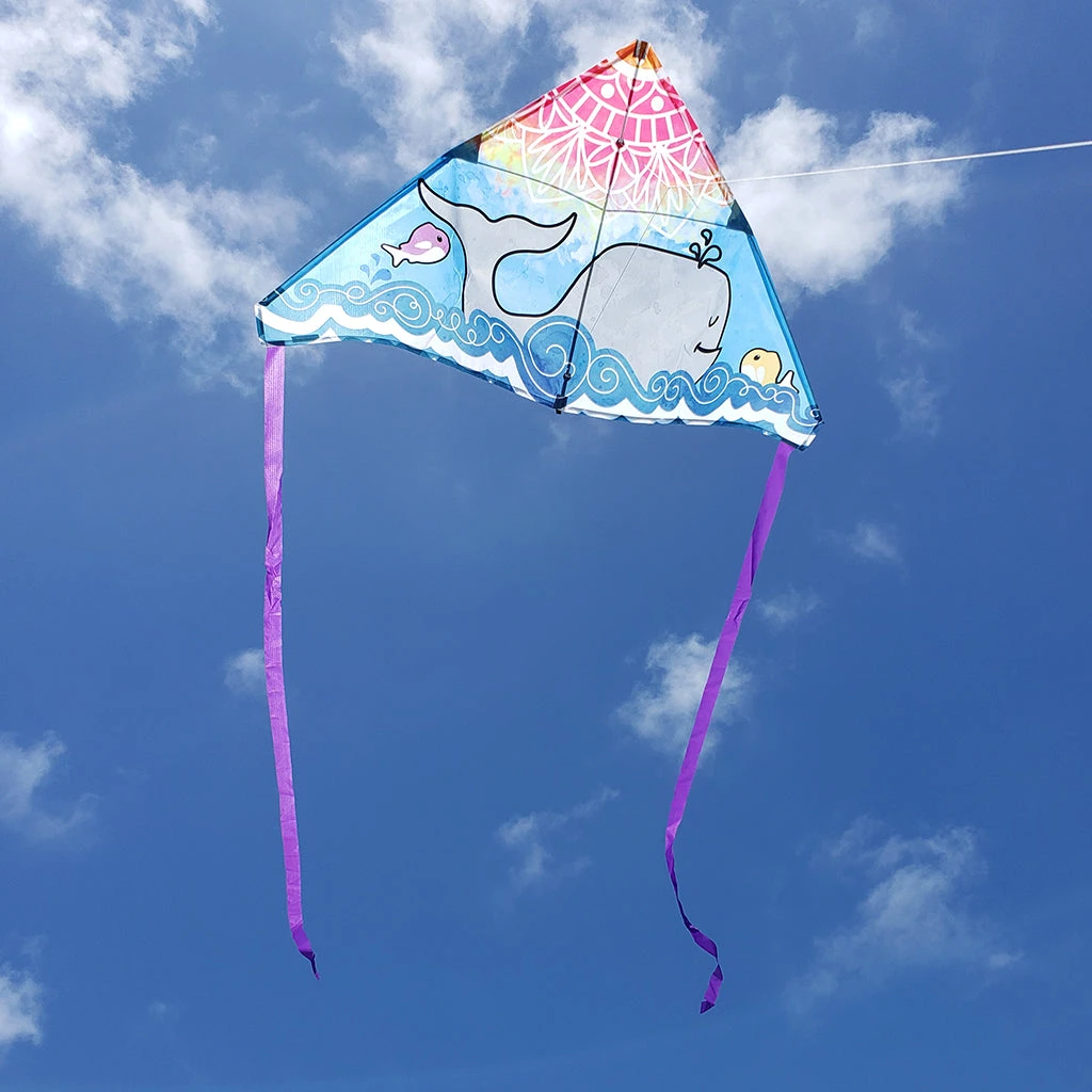 56 In. Delta Kite - Whale Mandala 4 56 In. Delta Kite - Whale Mandala - Image 2