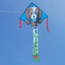 Large Easy Flyer Kite - Puppy On A Fence 7 Large Easy Flyer Kite - Puppy On A Fence -Kite And Flag Shop 44029p Puppy LG EZ Flying 1024