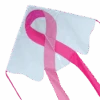 Large Easy Flyer Kite - Pink Ribbon 1 Large Easy Flyer Kite - Pink Ribbon -Kite And Flag Shop 44179p PinkRibbon zoom