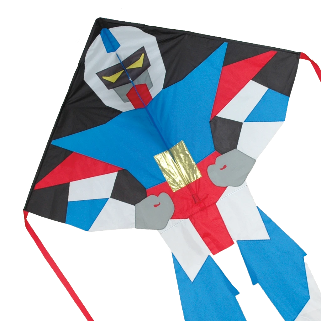 Large Easy Flyer Kite - Super Bot 3 Large Easy Flyer Kite - Super Bot