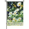 12 In. Flag- Welcome Daisies -Kite And Flag Shop 51089g WelcomeDaisies