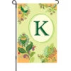 12 In. Spring Monogram Flag - K -Kite And Flag Shop 51371p K