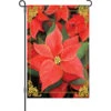 12 In. Flag - Elegant Poinsettia -Kite And Flag Shop 51386p ElegantPoinsettias