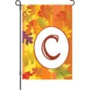 12 In. Fall Monogram Flag - C -Kite And Flag Shop 51406g C