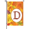 12 In. Fall Monogram Flag - D -Kite And Flag Shop 51407g D
