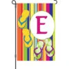 12 In. SummerMonogram Flag - E -Kite And Flag Shop 51445g E summer