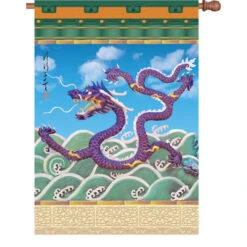 28 In. Flag - Imperial Dragon