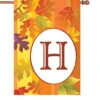 28 In. Fall Monogram Flag - H -Kite And Flag Shop 52412p H