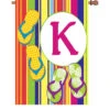 28 In. Summer Monogram Flag - K -Kite And Flag Shop 52451g K summer