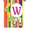 28 In.Summer Monogram Flag - W -Kite And Flag Shop 52462g W summer