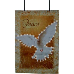 28 In. Flag - Heaven Peace (Fiber Optic)