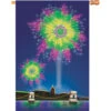 28 In. Flag - Firework Fantasy -Kite And Flag Shop 52685p fireworksfantasy