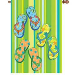 28 In. Flag - Summer Flip Flops