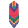SoundWinds Goddess Earring Hanging Banner - Purple -Kite And Flag Shop 53225
