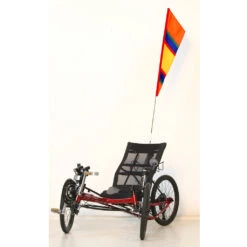 SoundWinds Fanion Recumbent Bike Flag - Orange -Kite And Flag Shop 53259 3