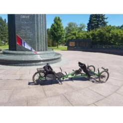 SoundWinds Reflective Fanion Recumbent Bike Flag - Red -Kite And Flag Shop 53277 3