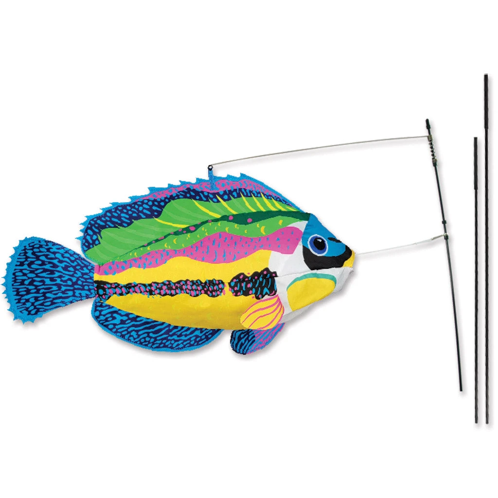 Swimming Fish Recumbent Bike Flag - Peacock Wrasse 3 Swimming Fish Recumbent Bike Flag - Peacock Wrasse