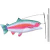 Swimming Fish Recumbent Bike Flag - Rainbow Trout -Kite And Flag Shop 53732p RainbowTrout Bike 1024